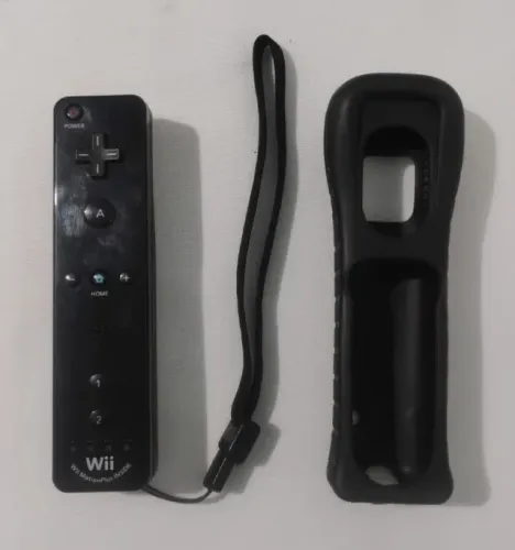 Wii remote motion plus inside black original