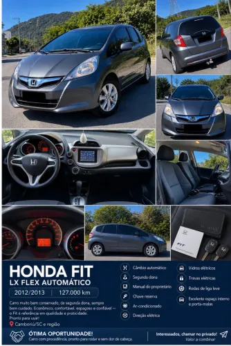 Honda Fit LX 1.4/ 1.4 Flex 8v/16v 5P Aut. 2013