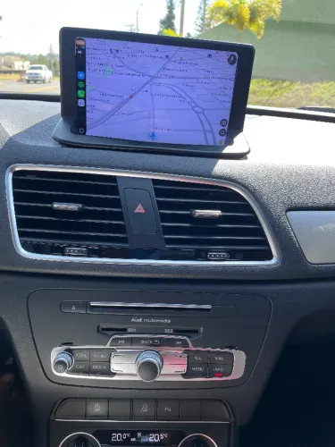 Central Multimídia Audi Q3 com CarPlay e Android Auto Nimus 500