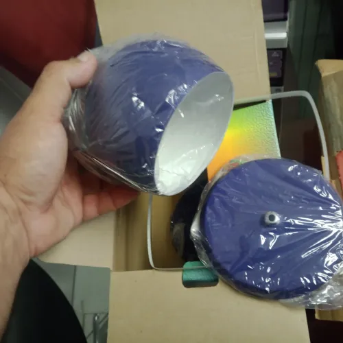 03 unidades Pendente Pantoja e Carmona LBP3079 novos Alumínio Roxo 01 bola