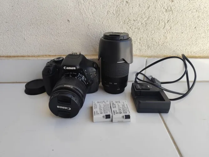 KIT INICIANTE! Canon T3I + 75-300mm + 18-55mm
