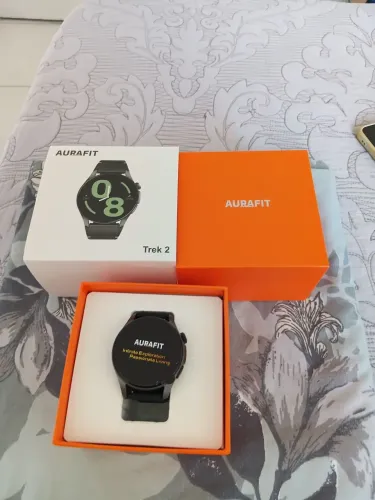 Relógio smartwatch aurafit trek 2