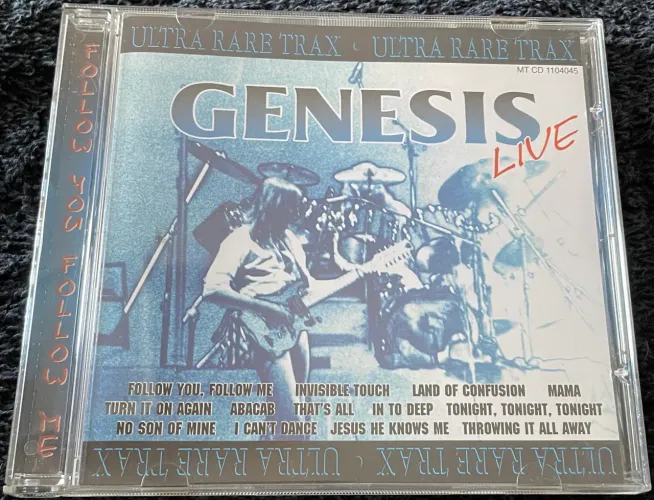 Cd Genesis Live Ultra Rare Trax - Fille you Follow me -  1997 - Music Tape Brasil 
