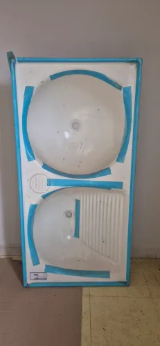 Tanque duplo de fibra 120 x 60 NOVO nunca usado