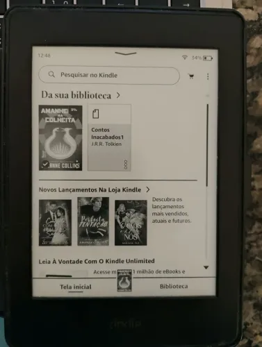 Kindle Preto Paperwhite 7ª geração