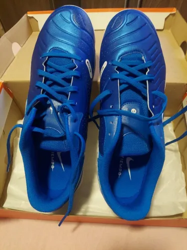 Chuteira Nike Tiempo Club IC Original Azul - Tam. 43 - NOVA | Com Caixa e Nota Fiscal