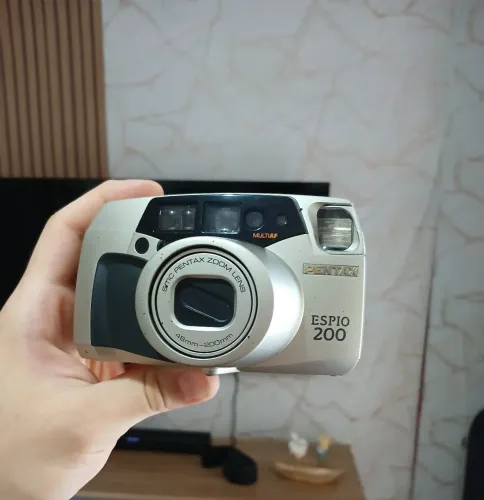 Câmera Analógica Pentax Espio 200 + Capa Original (Impecável)