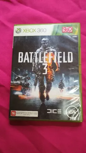 BATTLEFIELD 3 XBOX 360 ORIGINAL COM INSÍGNIA E FITA . RARIDADE