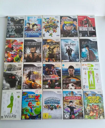 Nintendo Wii Jogos Originais (Lista 01) - Valores na Descrição
