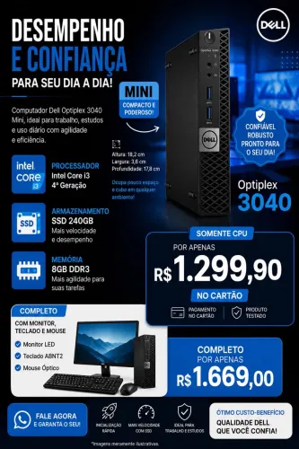 CPU DELL OPTILEX 3040