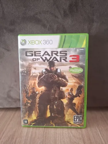 Jogo Gears of War 3 Xbox 360 original