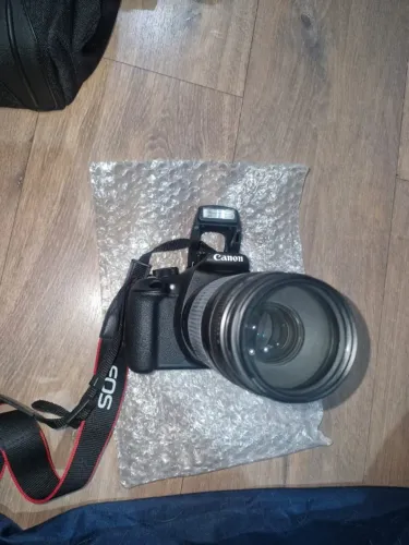 Canon Rebel T5 com acessórios