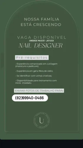 VAGA DE EMPREGO - NAIL DESINGER