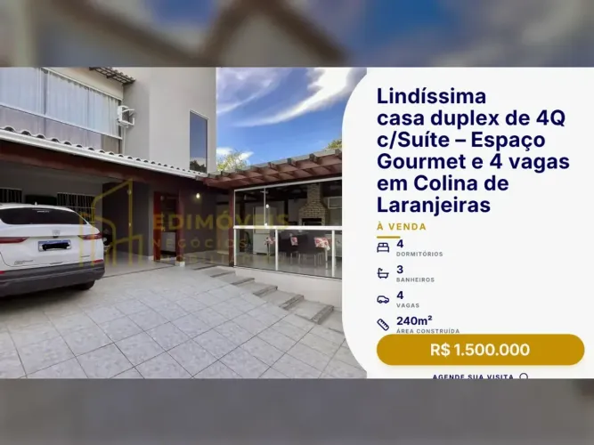 Oportunidade única: casa com 4 quartos em Colina de Laranjeiras!