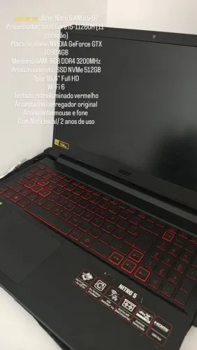 Notebook ACER Nitro 5
