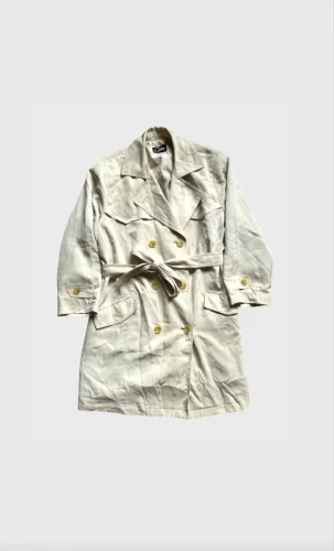 Trench coat creme 