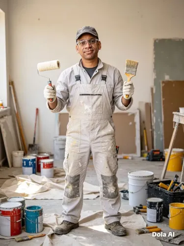 Pintor disponível chama aí o homem é bom...