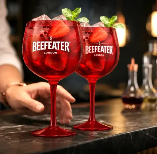 Kit 2 Taças de Gin Beefeater London 580ml