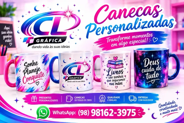 Personalização de canecas