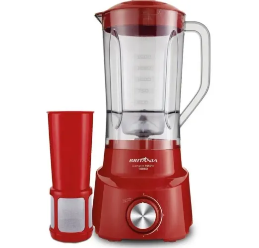 Liquidificador Britânia vermelho