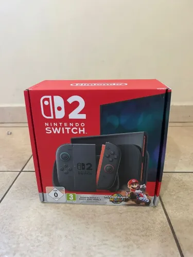 Nintendo Switch 2 novo lacrado, mais jogo físico do Mário kart