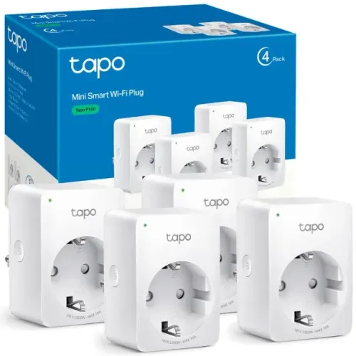 Tomada Inteligente - Kit 4 Smart Plug Tapo