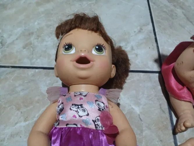 Boneca baby alive hora de comer