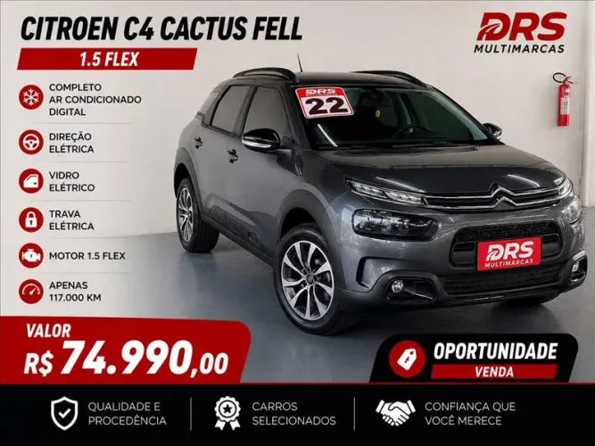 Citroen C4 Cactus Feel 1.6 16V Flex Aut. 2022