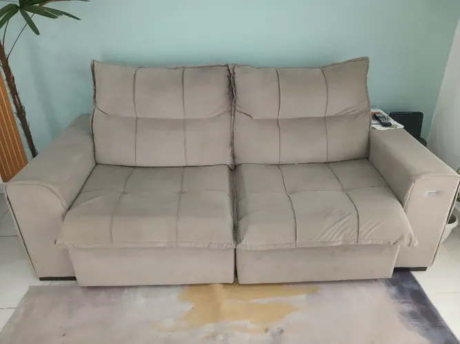 Sofá de 2 lugares Retrátil e Reclinável Kappersberg