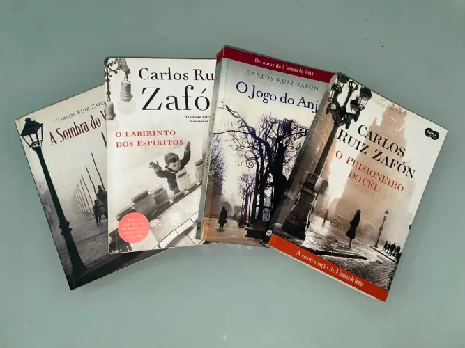 Coleção 4 Livros Carlos Ruiz Zafon