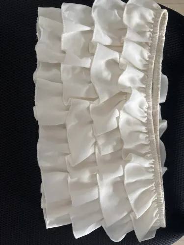 Top babados branco