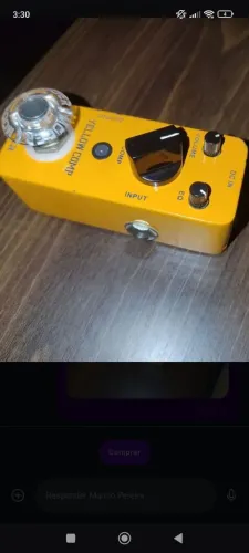 Pedal compressor yellowcomp mooer