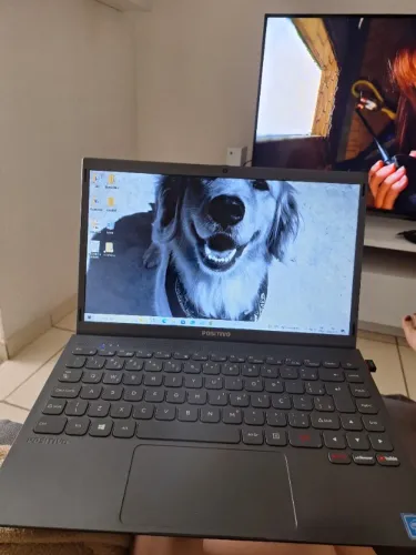 Notebook Positivo Intel Atom Quad Core 4GB 64GB eMMC Tela 14? Windows 10 Motion Q464C