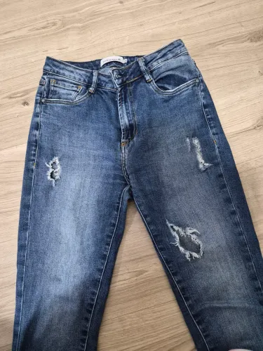 Calça jeans Feminina Skinny Dudalina