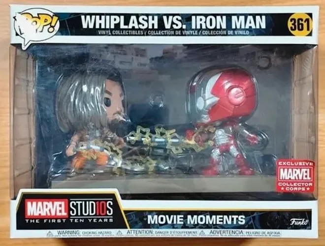 Funko pop iron man vs whiplash