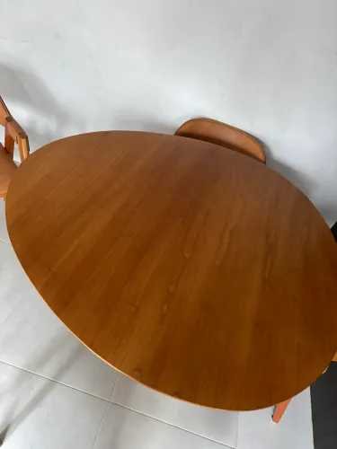 Mesa madeira orgânica 1,35m