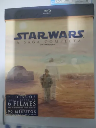 Blu ray box star Wars novo lacrado frete grátis