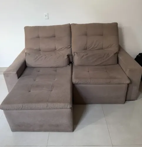 Sofá retrátil 2 lugares
