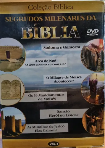 Dvd Box Segredos milenare da bíblia (3 discos) - Original