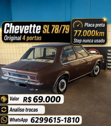 Chevrolet Chevette L / SL / Sl/e / DL / SE 1.6 1979