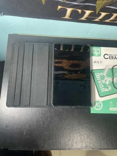 Tablet A9+Capa+película+mouse+teclado+carregador+caneta