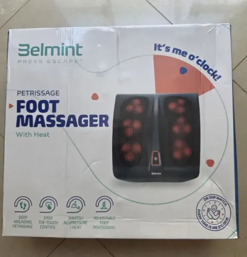 Massageador de Pés para Fascite Plantar e Neuropatia - Terapia de Massagem Shiatsu.