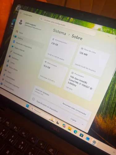 Notebook DELL i7