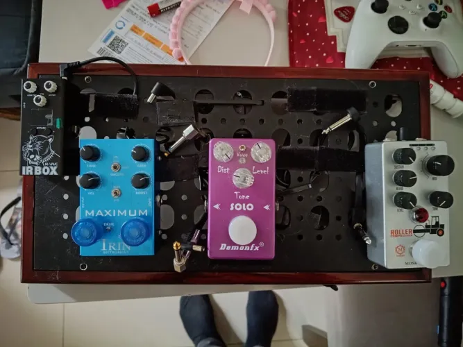 Pedalboard hands mais pedais ótima oportunidade