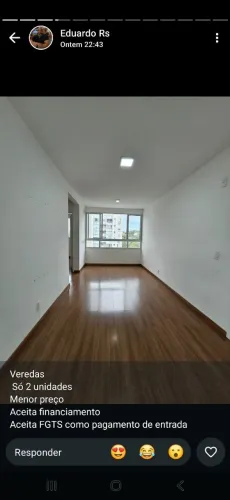 Alugo Apartamento com 2 quartos no veredas do campo na 22 de Maio