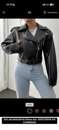 Jaqueta de couro 