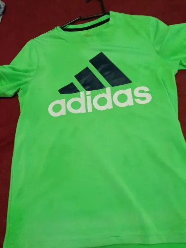 Camiseta Adidas big logo verde rara ori