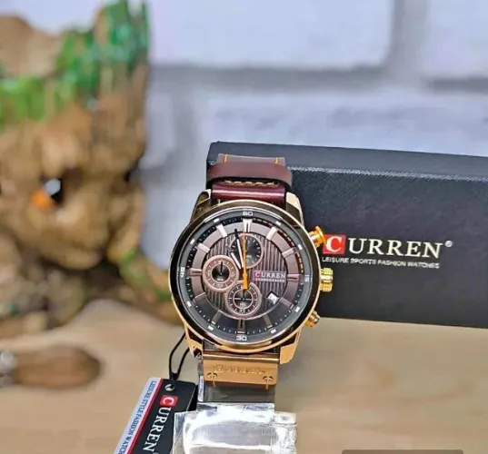 Relógio Curren Cronógrafo Masculino - Elegância e Estilo