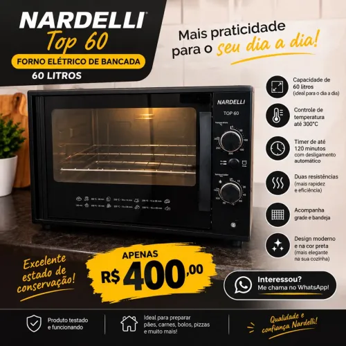 Forno Elétrico Nardelli 60L