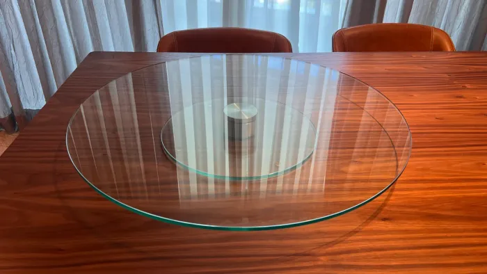 Prato Giratório de Vidro 70 cm para Mesa